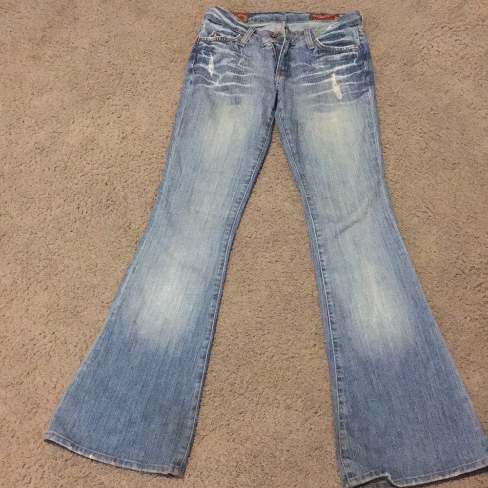 Blue2 flare jean